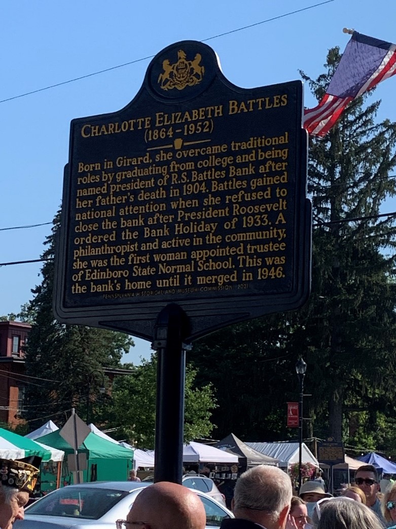 Charlotte Elizabeth Battles Marker