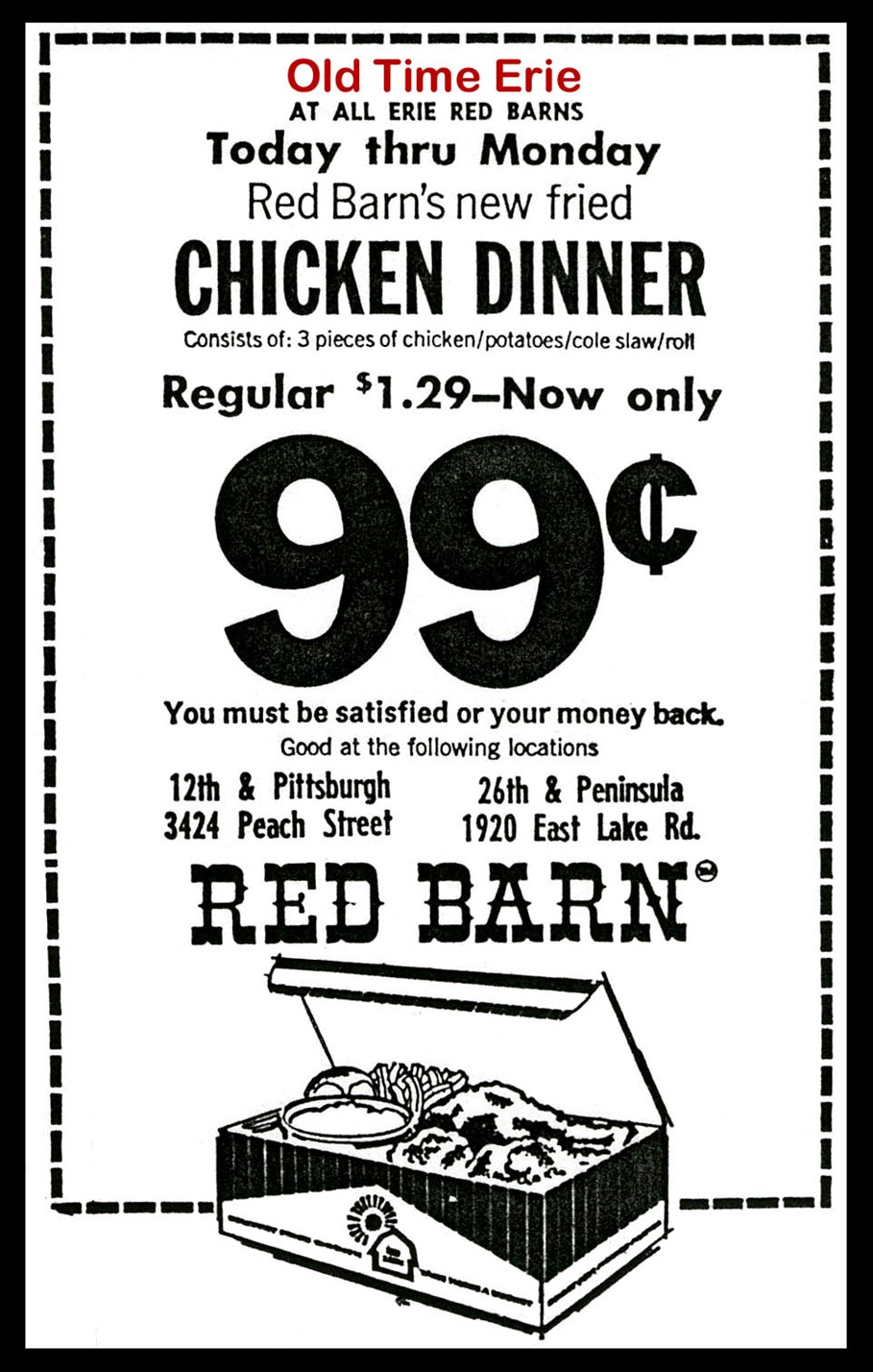 Chicken Dinner Ad