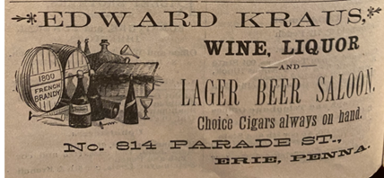 Edward Kraus Advertisement