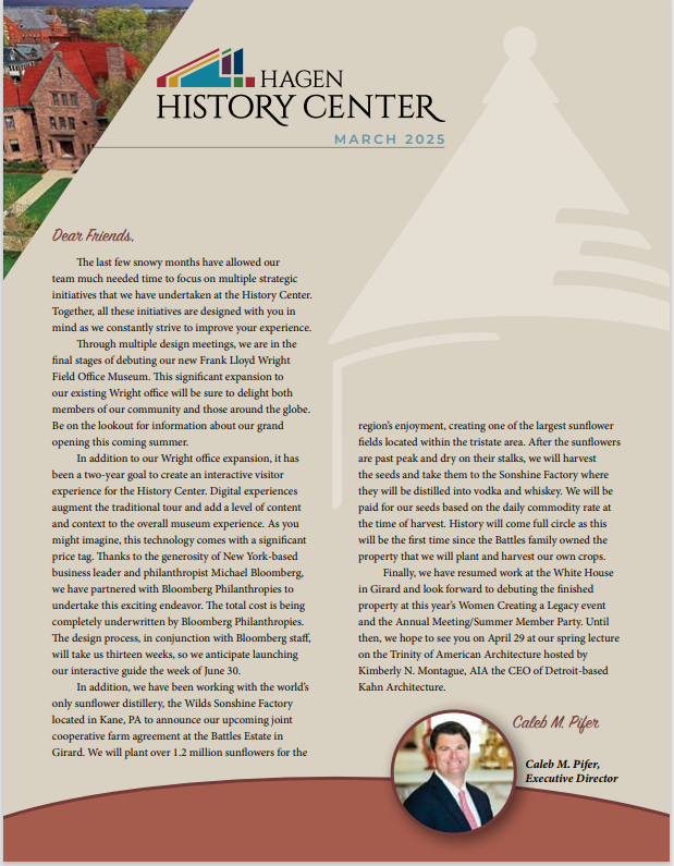 Newsletter front