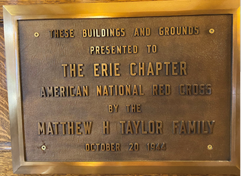 taylor home plaque