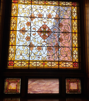 taylor home stained glass